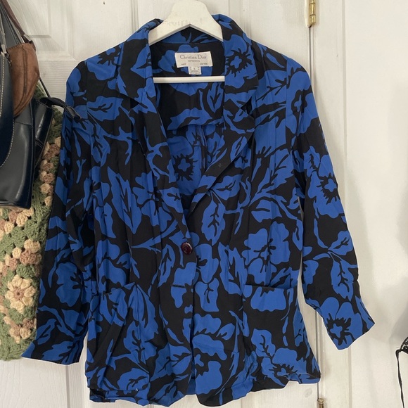 Vintage Dior printed blazer - Picture 3 of 5